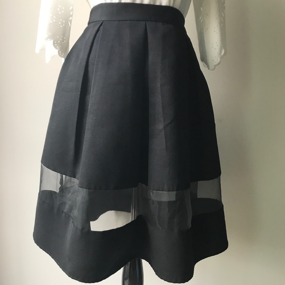 Spring Sale — Posh Skirt with Mesh